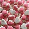 coeur rose et blanc 