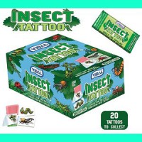 chewing gum tatoo insect 